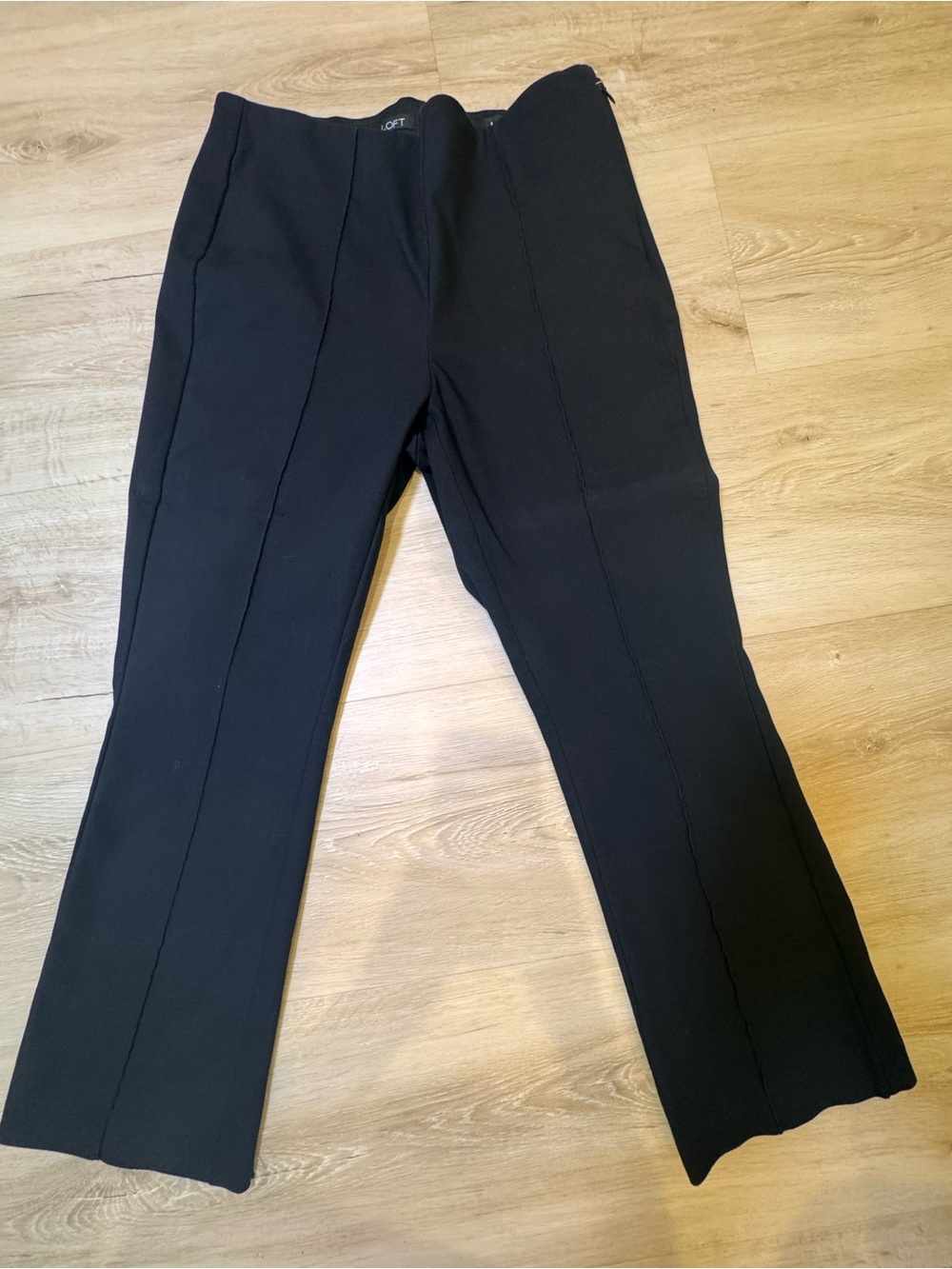 LOFT Black Straight-Leg Women's Pants